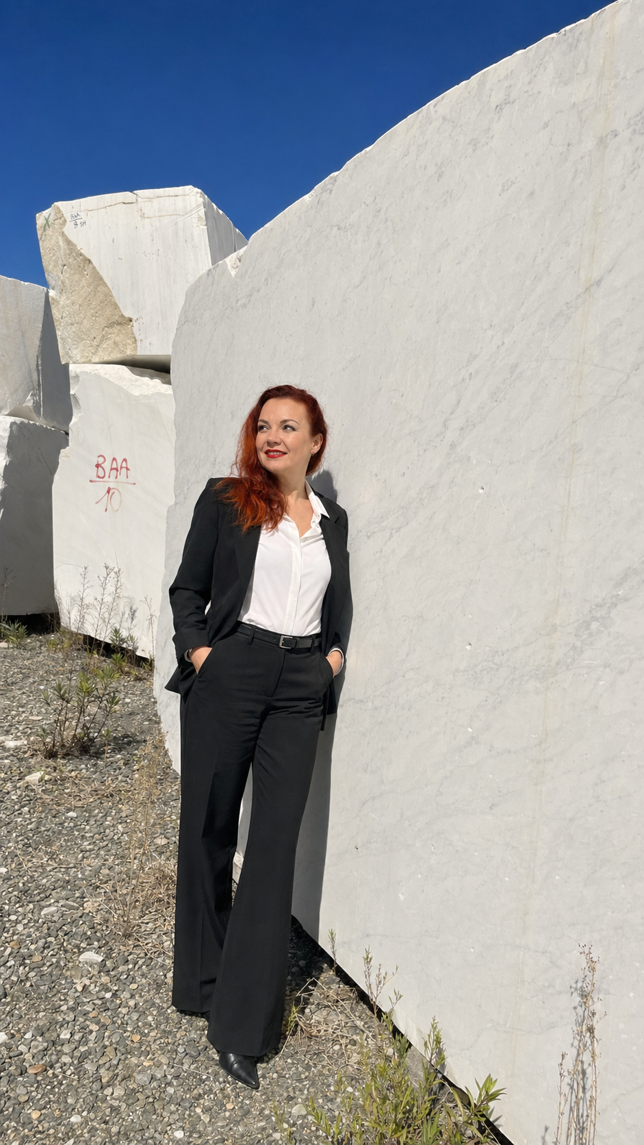 Luxury Stone Consultant USA reviewing architectural stone drawings